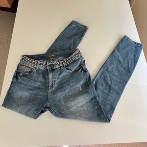 DL1961 Mid Rise Florence Ankle Instasculpt Skinny Jeans